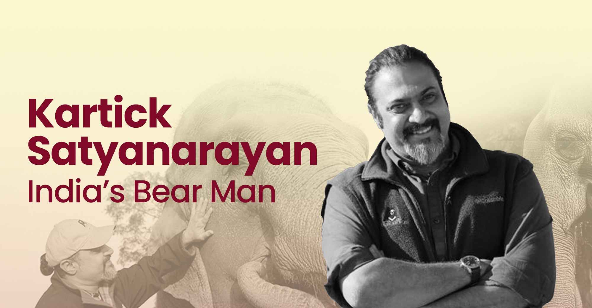 Memorytrain blog feature image of kartick satyanarayanan also known as indias bear man 