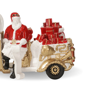 Santa in an Auto
