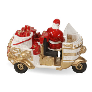Santa in an Auto