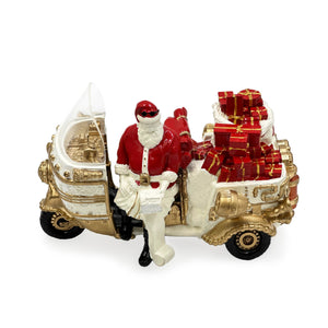 Santa in an Auto