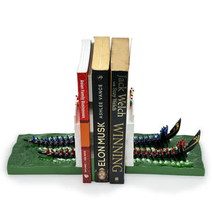 Snake Boat Race - Resin Bookend