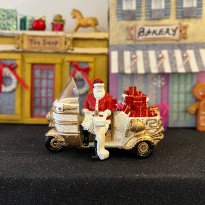 Santa in an Auto