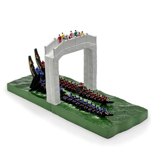 Snake Boat Race - Resin Bookend