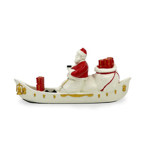 Santa on a Boat