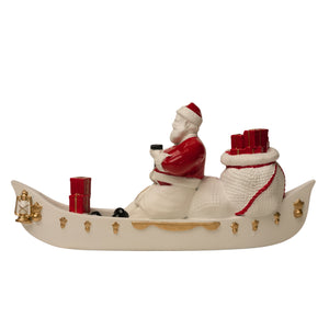 Santa on a Boat