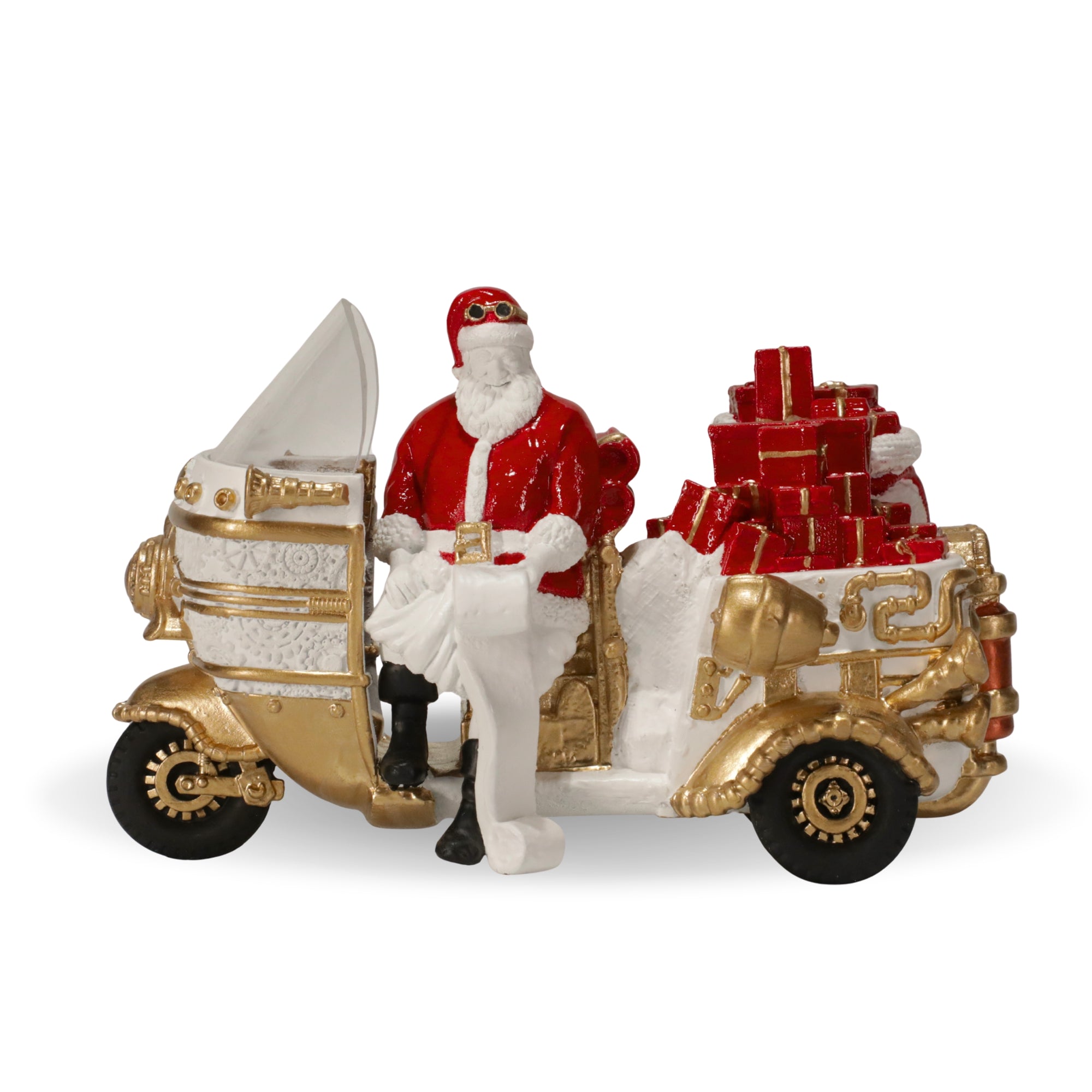 Santa in an Auto