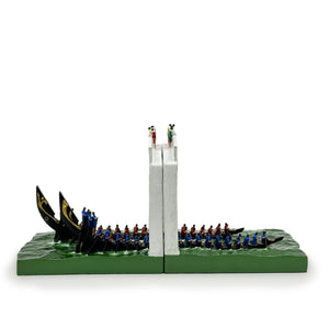 Snake Boat Race - Resin Bookend