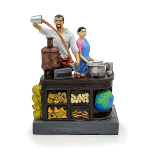 Tea Shop Couple - A Piggy Bank