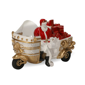 Santa in an Auto