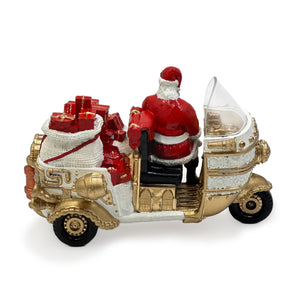 Santa in an Auto