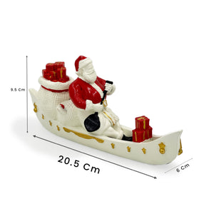 Santa on a Boat