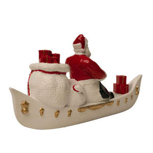 Santa on a Boat