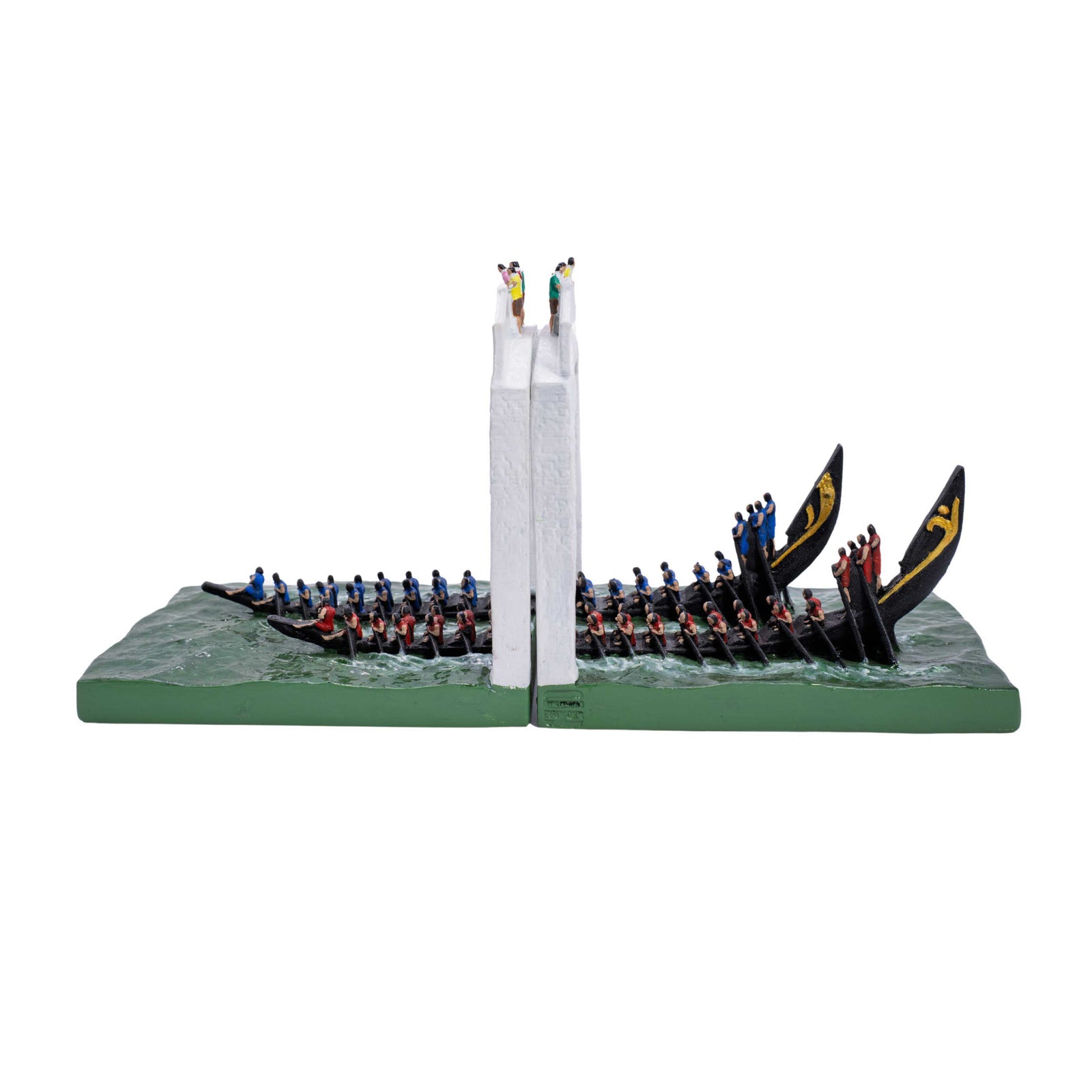 Snake Boat Race - Resin Bookend