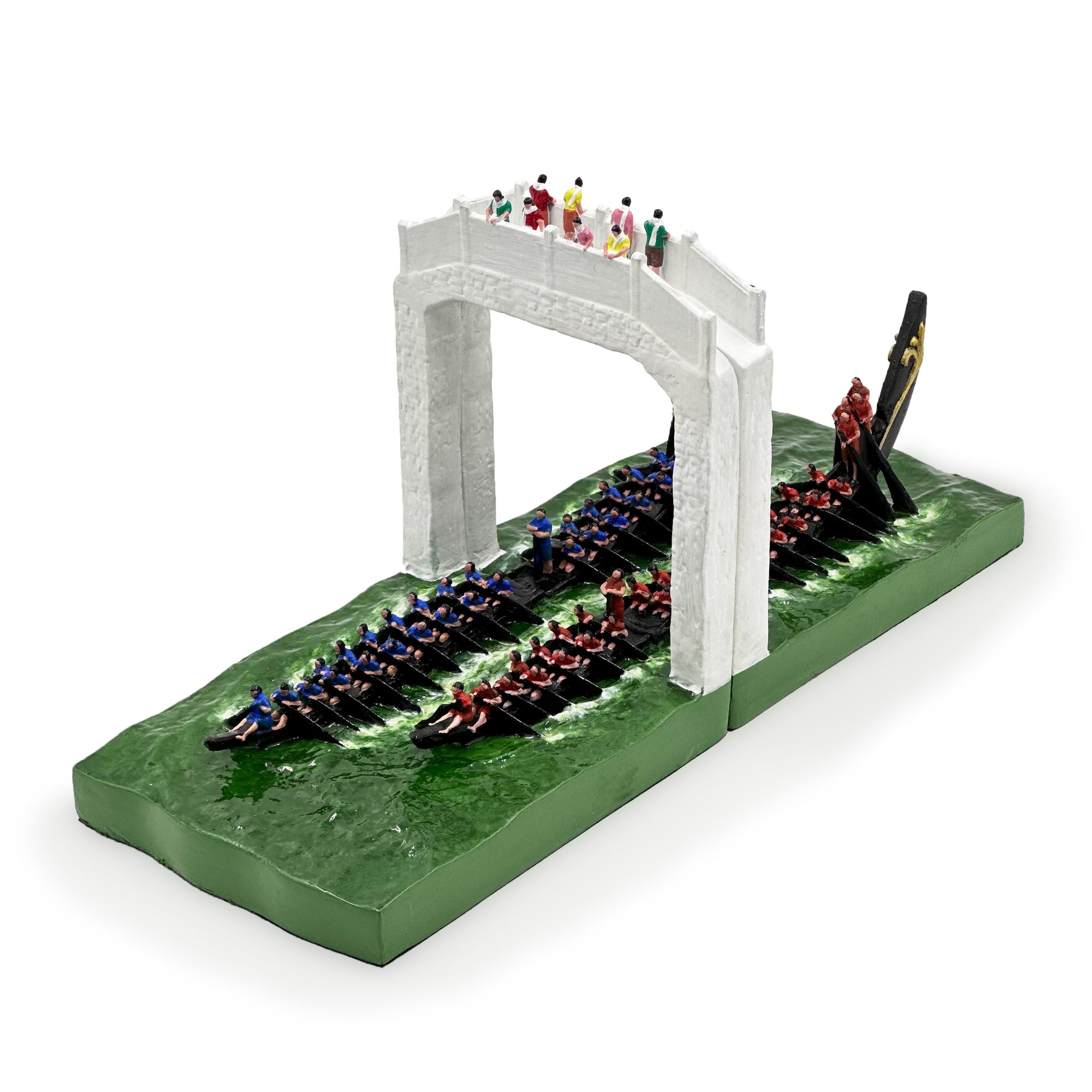 Snake Boat Race - Resin Bookend