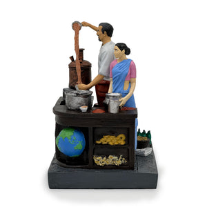 Tea Shop Couple - A Piggy Bank