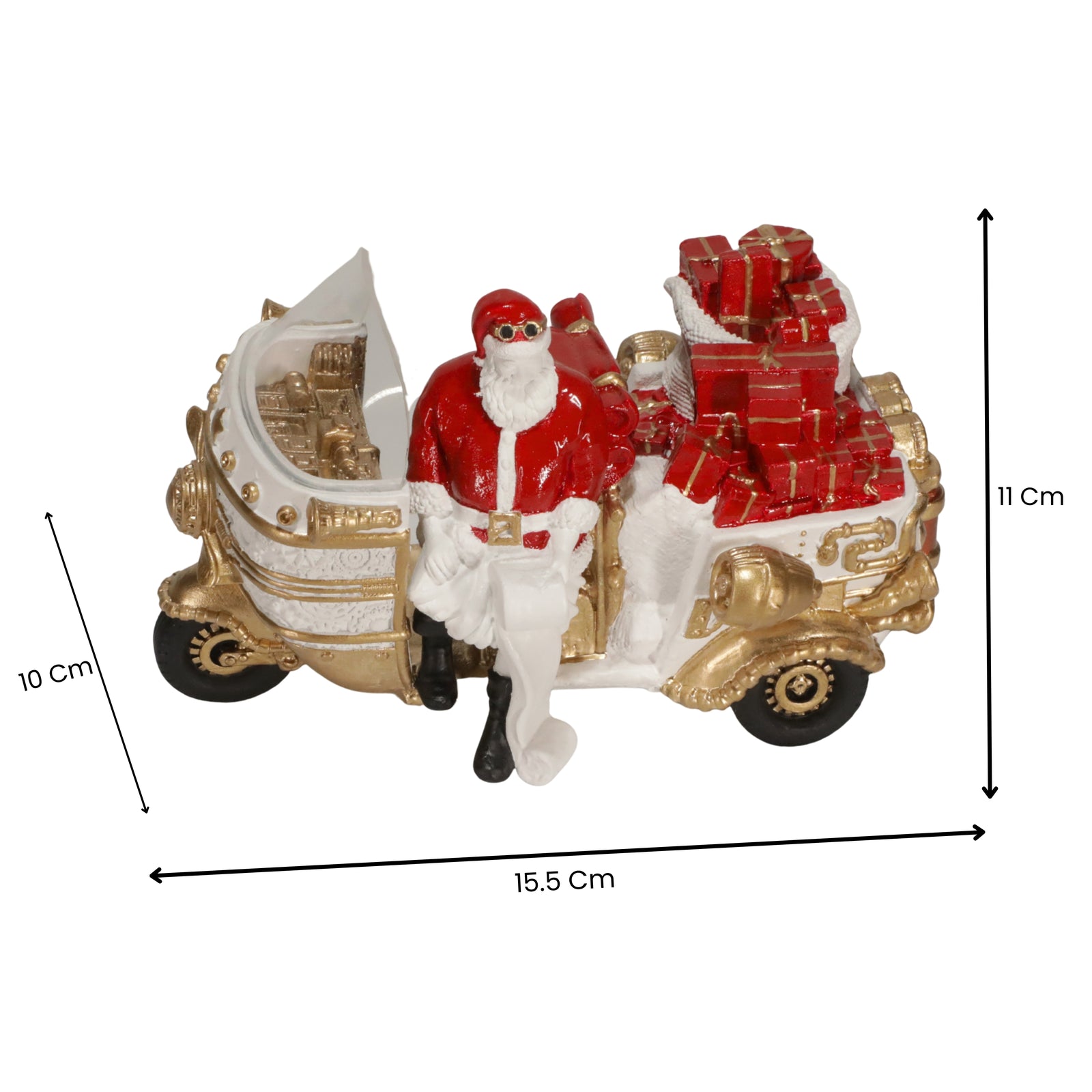 Santa in an Auto