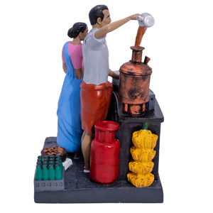 Tea Shop Couple - A Piggy Bank