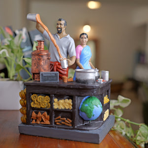 Tea Shop Couple - A Piggy Bank