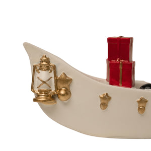 Santa on a Boat