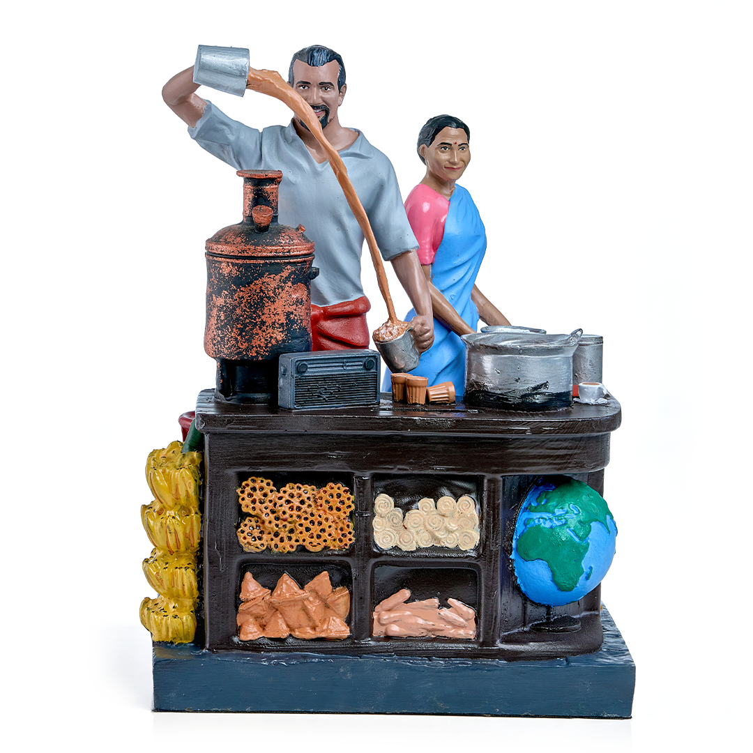 Tea Shop Couple - A Piggy Bank