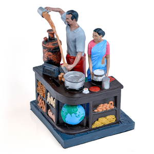 Tea Shop Couple - A Piggy Bank