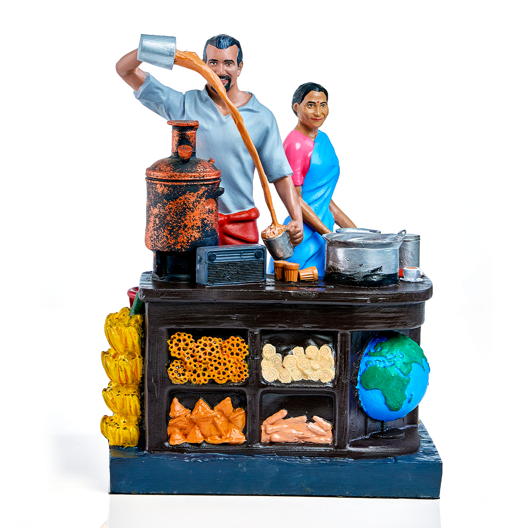 Tea Shop Couple - A Piggy Bank
