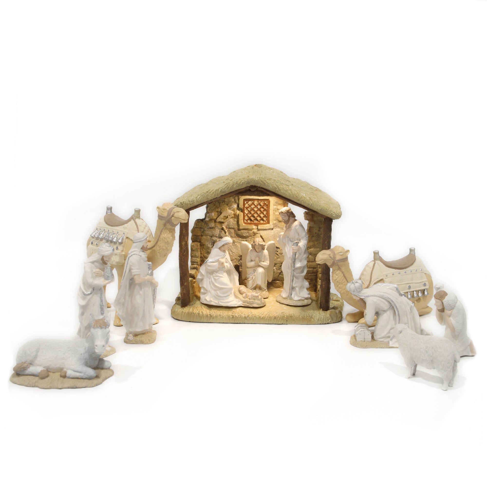 White Nativity - 12 Piece set