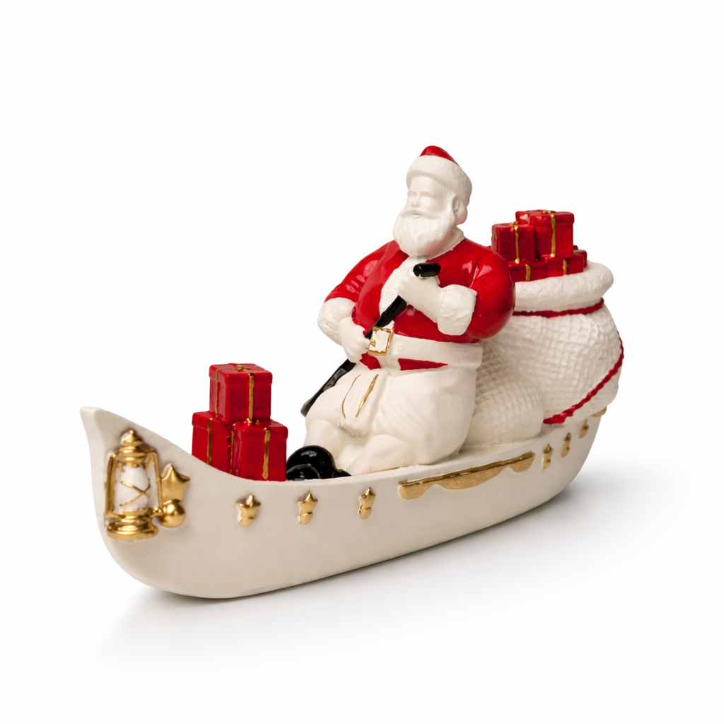 Santa on a Boat